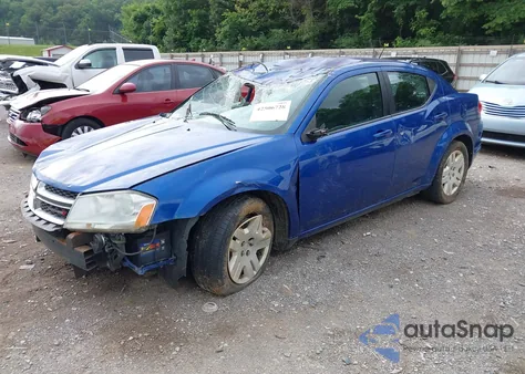 2014 Dodge Avenger Se from USA, damaged, VIN 1C3CDZAB3EN131525